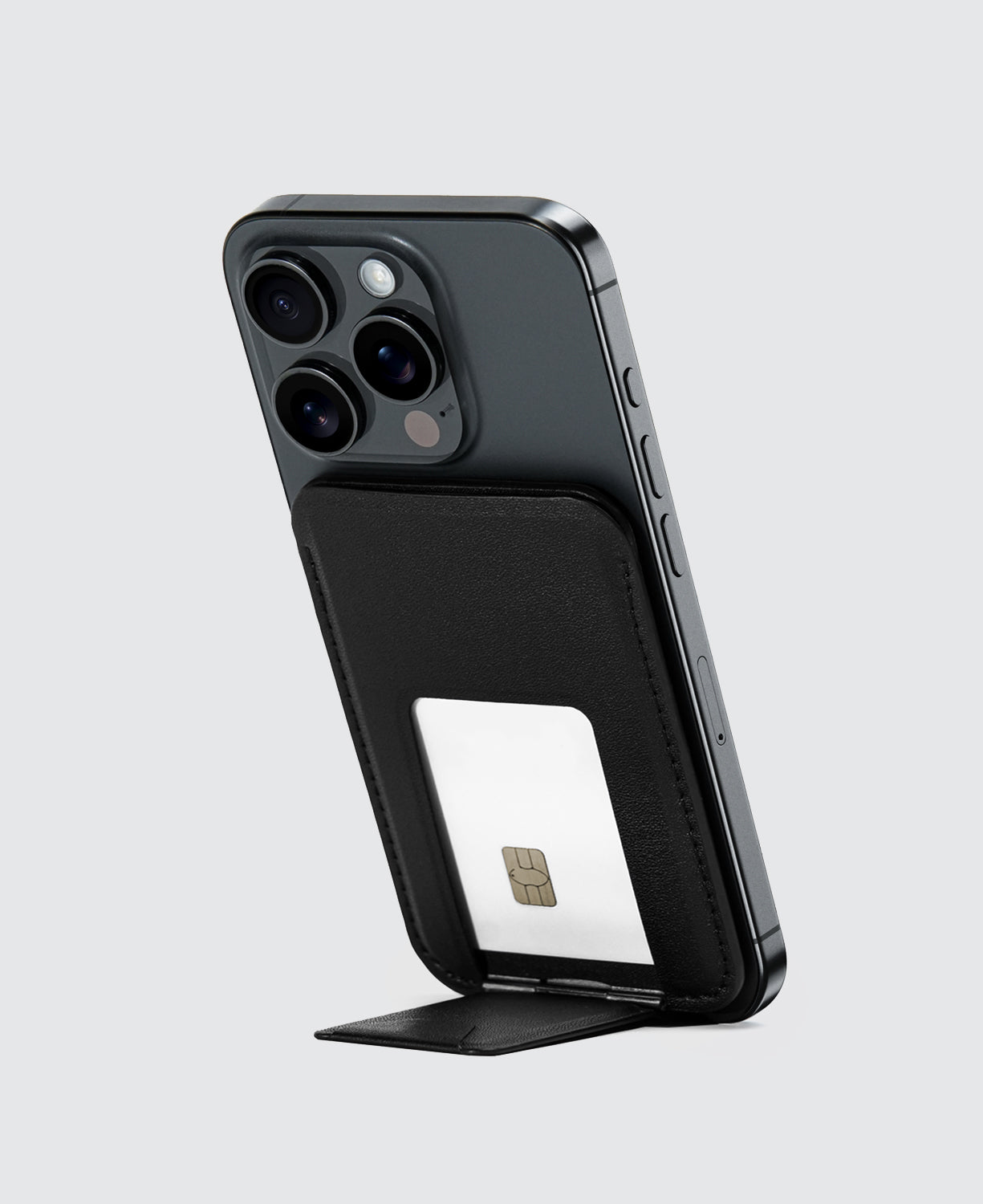 超薄磁吸卡夾支架 黑色