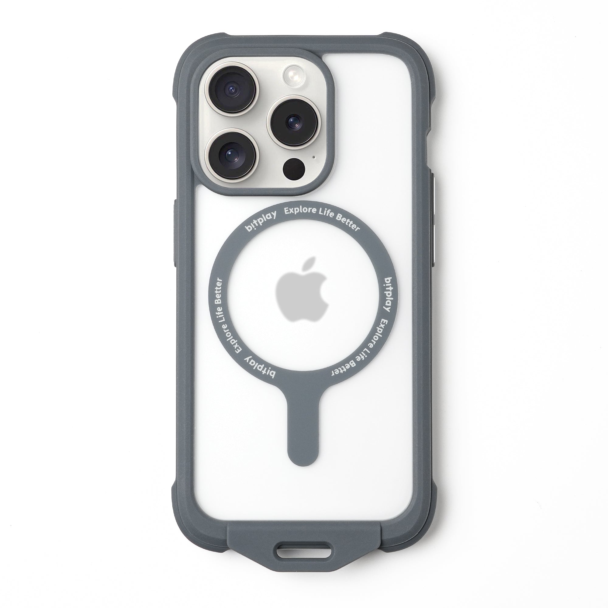 霧面磁吸殼 Wander Case for iPhone 15 Matte Version 深灰藍