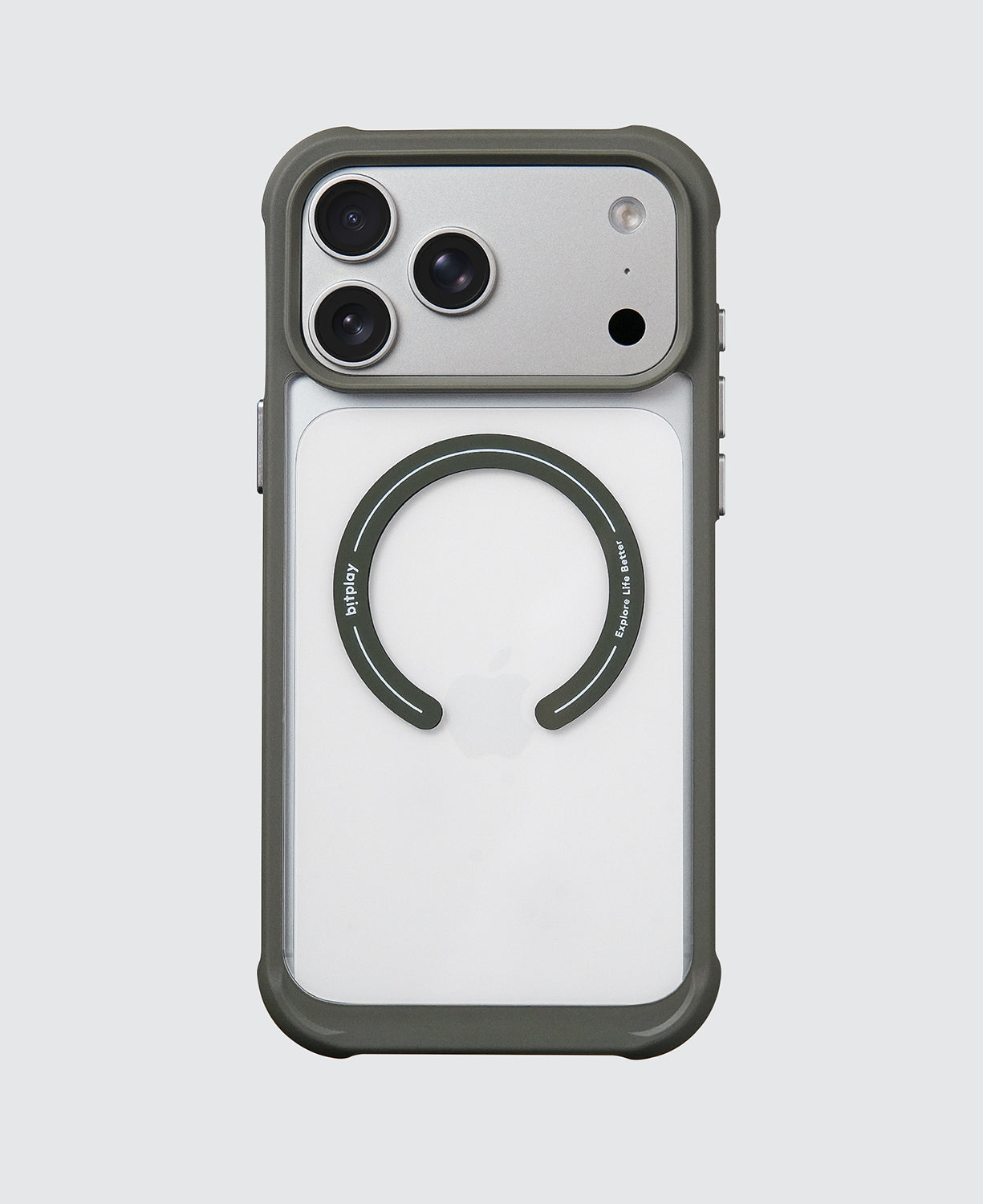 防摔磁吸殼  for iPhone 17 系列 霧灰綠