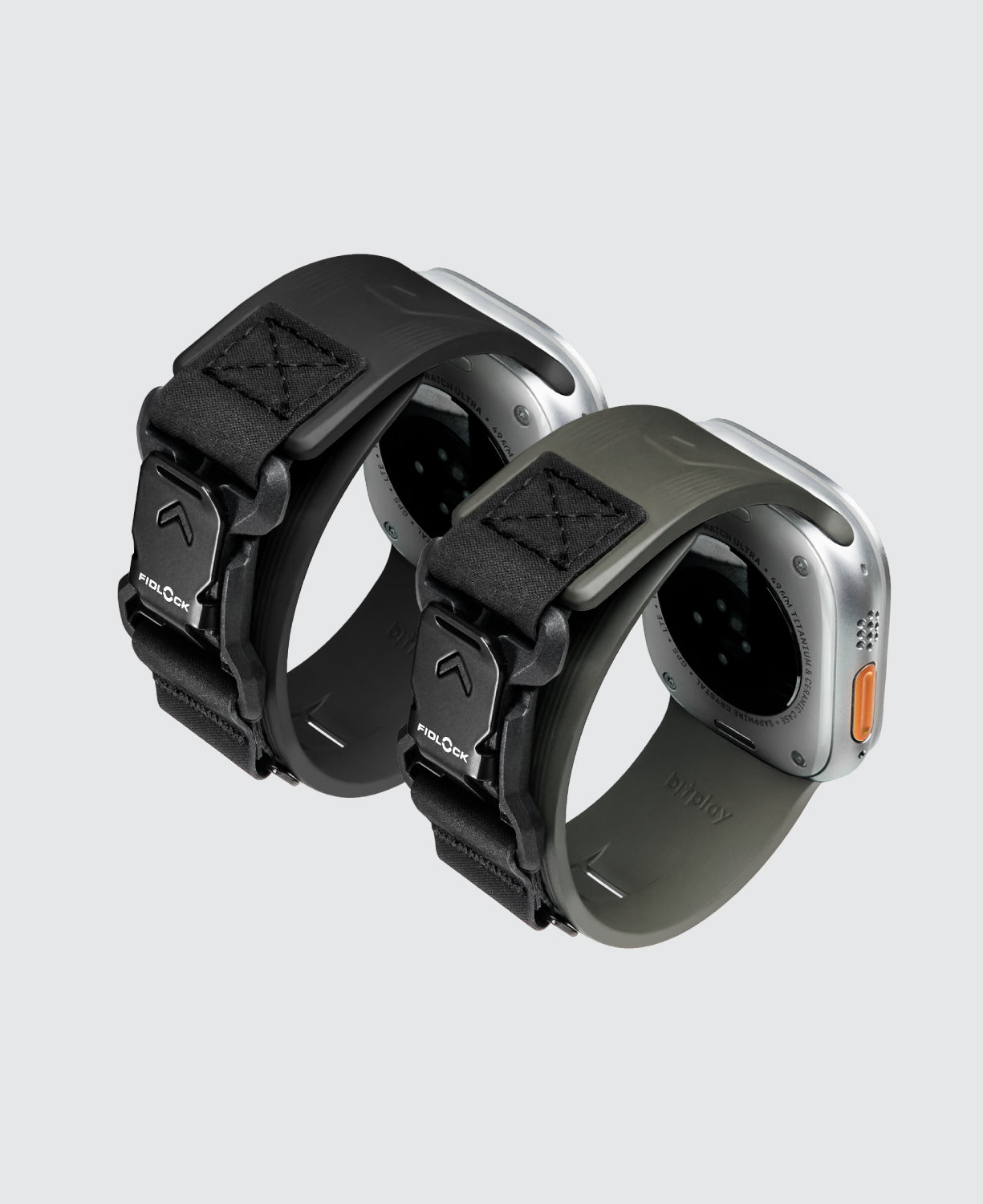 防水 FKM 氟橡膠 Fidlock® 瞬扣錶帶 for Apple Watch Ultra / 46 / 45 / 44 mm
