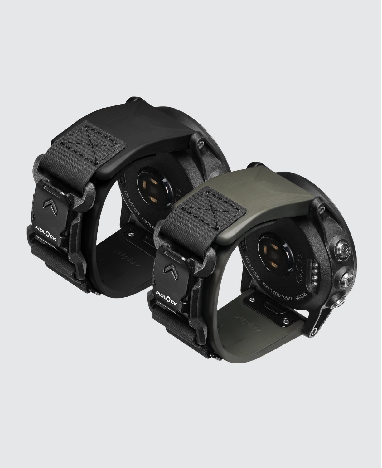 防水 FKM 氟橡膠 Fidlock® 瞬扣錶帶 for Garmin QUICKFIT 26mm