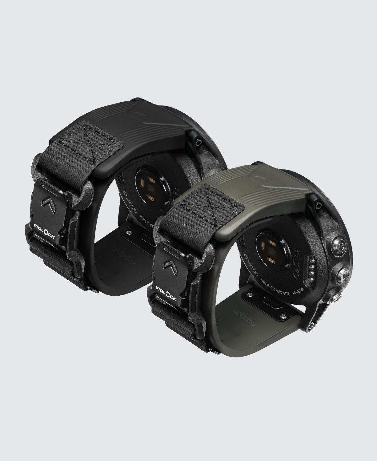 防水 FKM 氟橡膠 Fidlock® 瞬扣錶帶 適用於  Garmin QUICKFIT 系統錶帶