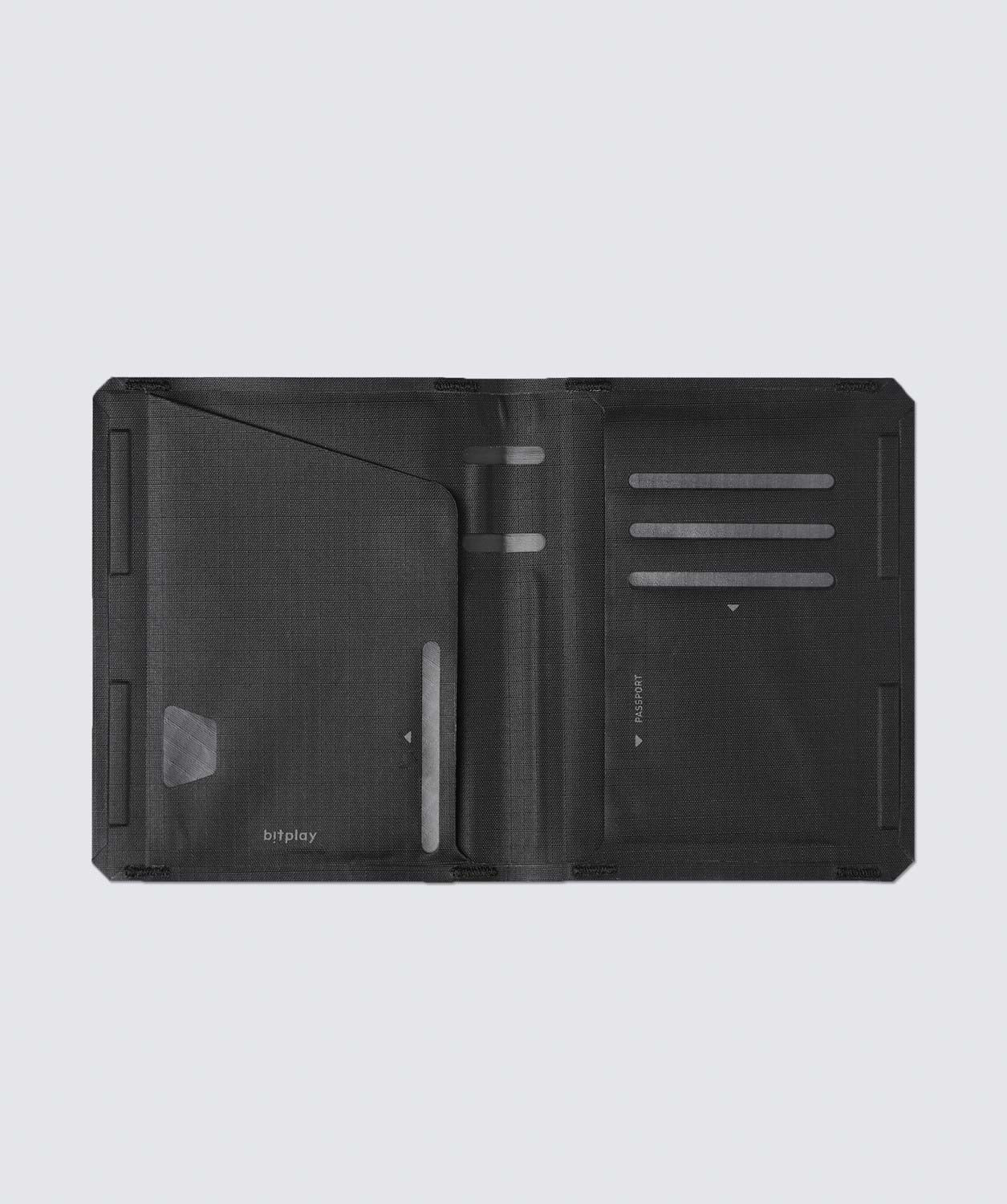 超薄機能護照套 探索黑