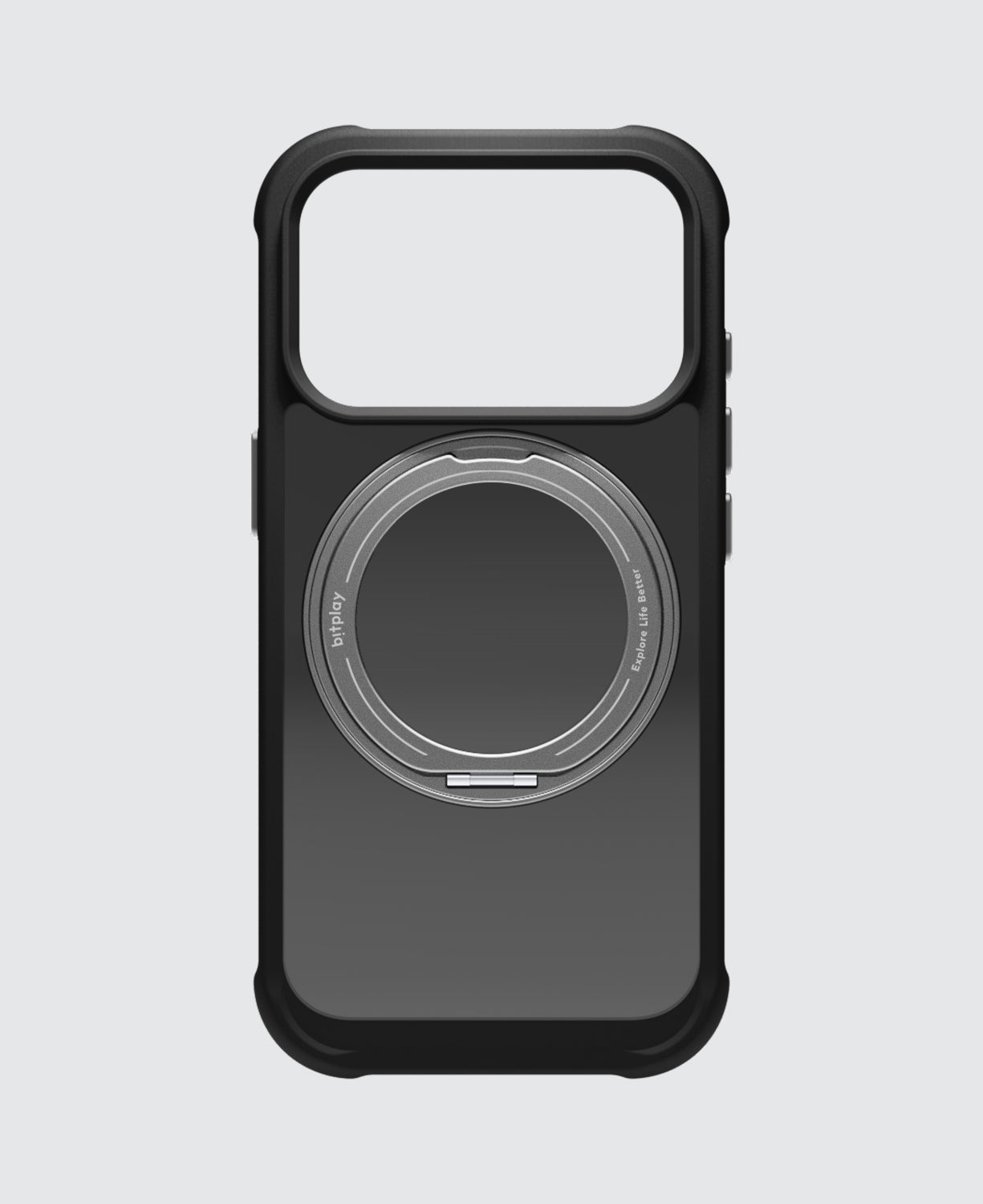 防摔磁吸立架殼  for iPhone 17 系列 暗夜黑