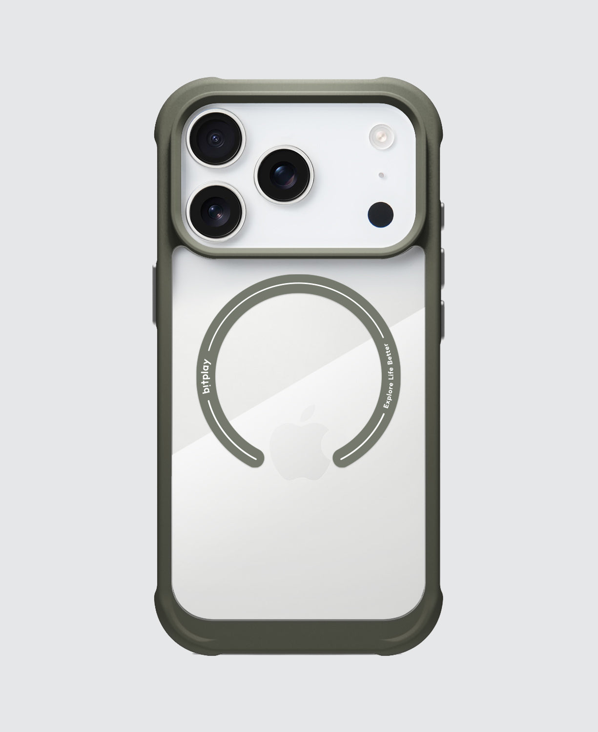 防摔磁吸殼  for iPhone 17 系列 霧灰綠