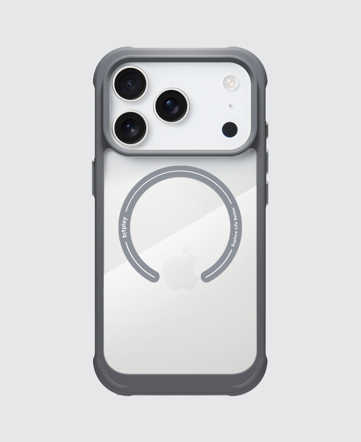 防摔磁吸殼  for iPhone 17 系列 岩石灰
