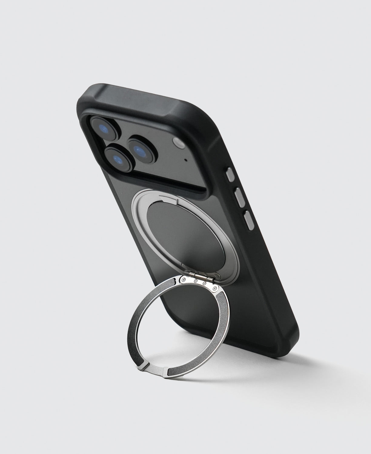 防摔磁吸立架殼  for iPhone 17 系列 暗夜黑