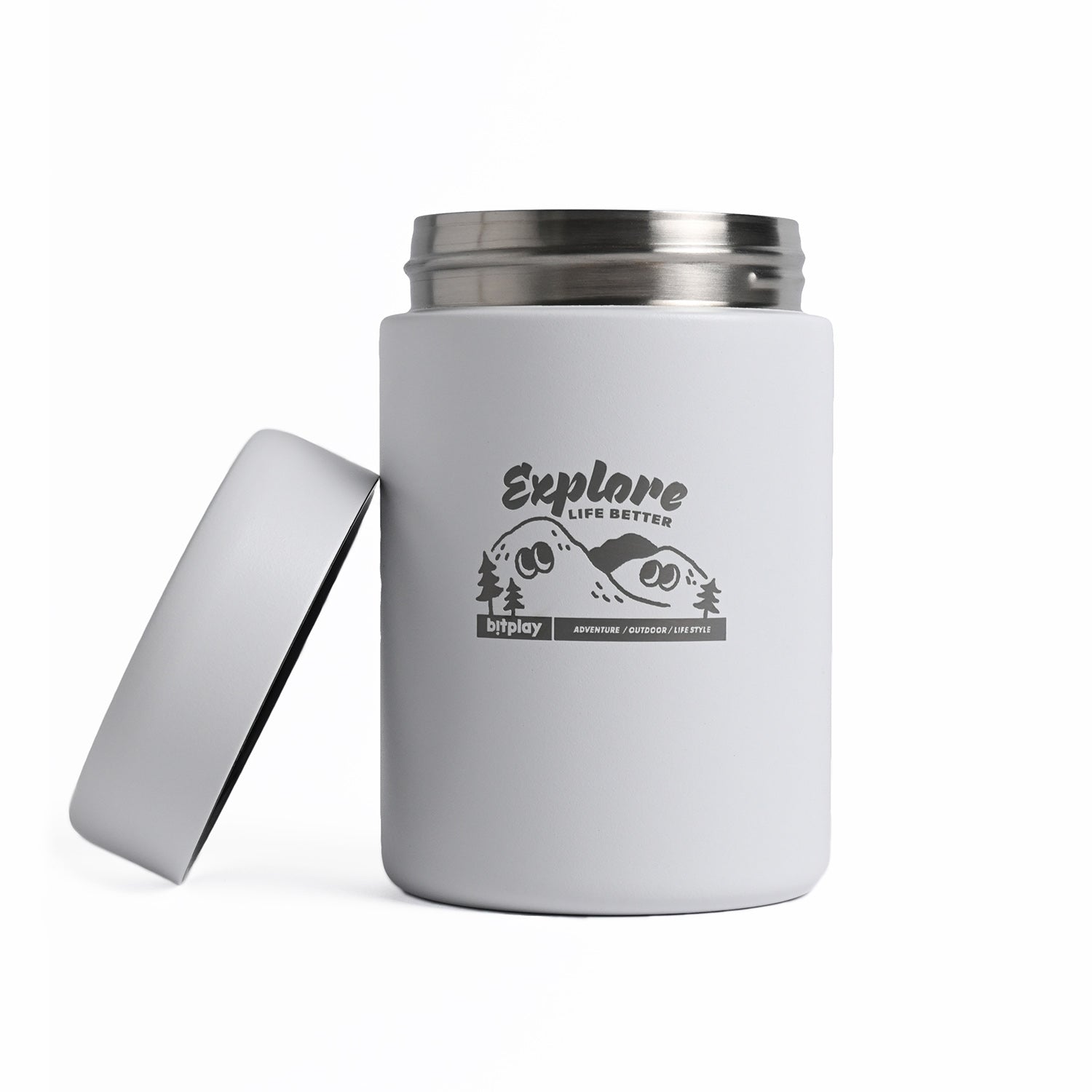 MiiR x bitplay 雙層真空啤酒保冰罐 12oz/354ml 霧白色