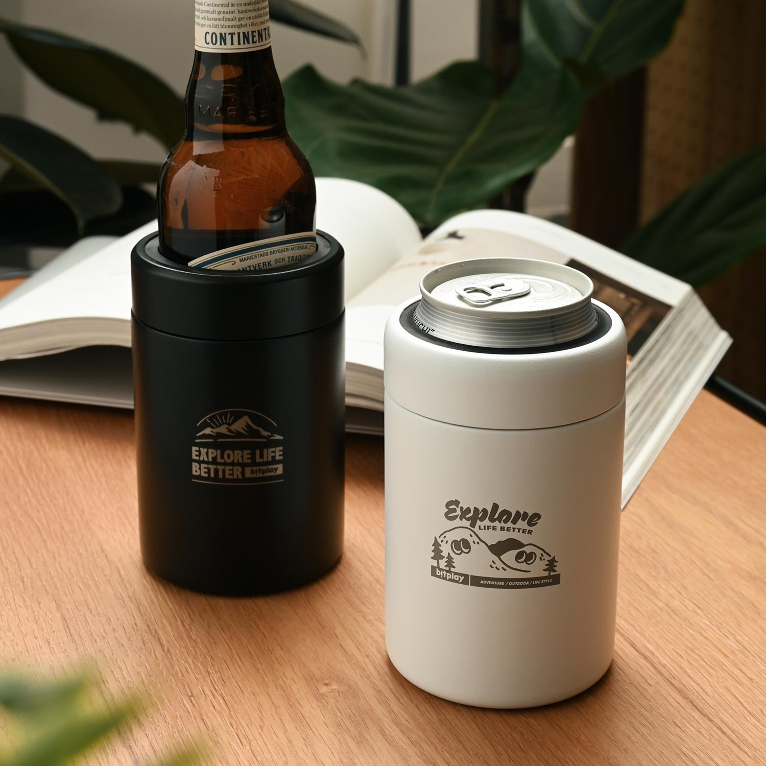 MiiR x bitplay 雙層真空啤酒保冰罐 12oz/354ml 霧白色